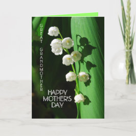 Fijne Moederdag grootmoeder Lily van de V Kaart