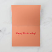 Fijne Moederdag! Hibiscus-Wenskaart Kaart (Binnen)