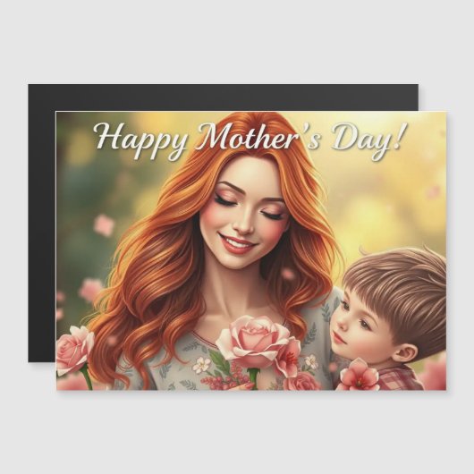 Fijne Moederdag! Illustratie #1 (Voorkant / Achterkant)