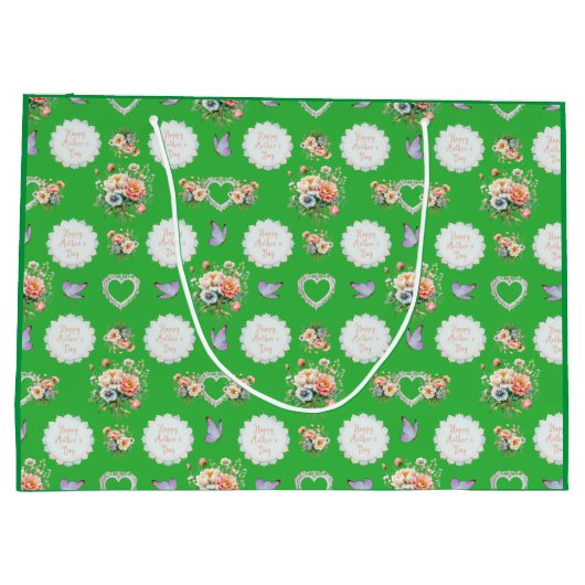 Fijne Moederdag, Irish Green! Groot Cadeauzakje (Achterkant)