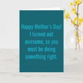 Fijne Moederdag Kaart (Gele Bloem)