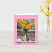 Fijne Moederdag Kaart (Gele Bloem)