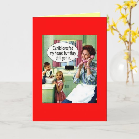 Fijne Moederdag! Kaart (Gele Bloem)