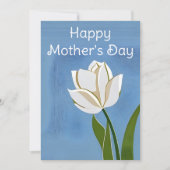 Fijne Moederdag Kaart, tulp, bloem, Feestdagenkaart (Voorkant)