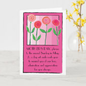 Fijne Moederdag Kaart van allemaal! (Gele Bloem)