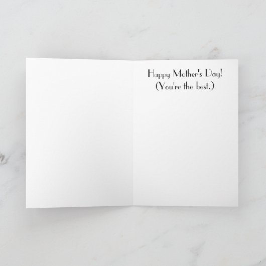 Fijne Moederdag Kaart van mij! (Binnen)