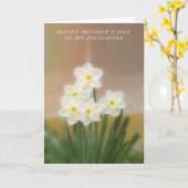 Fijne Moederdag Kaart voor mijn dochter (Gele Bloem)