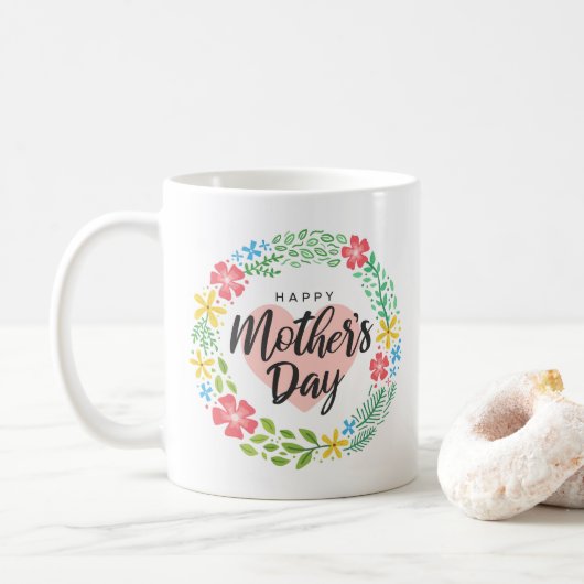 Fijne Moederdag Koffiemok (Met donut)