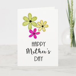 Fijne Moederdag leeg in Wenskaart Kaart