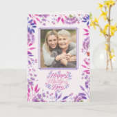 Fijne Moederdag leuke waterverf heldere bloem Kaart (Gele Bloem)