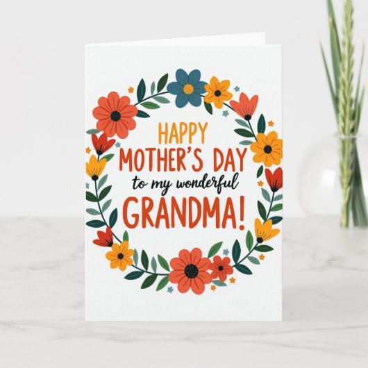 Fijne Moederdag Liefde Kaart (Voorkant)
