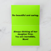 Fijne Moederdag......lieve mama! Kaart (Binnen)