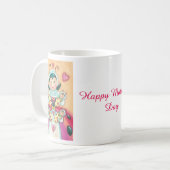 Fijne Moederdag LIEVENBUG BABYS BEKER Koffiemok (Voorkant links)
