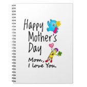 Fijne Moederdag. Mam, ik hou van je. Notitieboek (Voorkant)