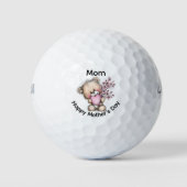 Fijne Moederdag - Mama Golfballen (Voorkant)