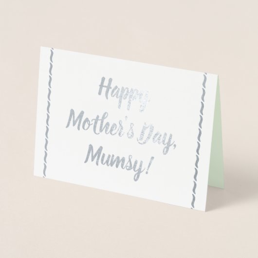 "Fijne Moederdag, mama!" Kaart (Voorkant)