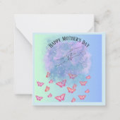Fijne Moederdag, mama Notitiekaartje (Achterkant)