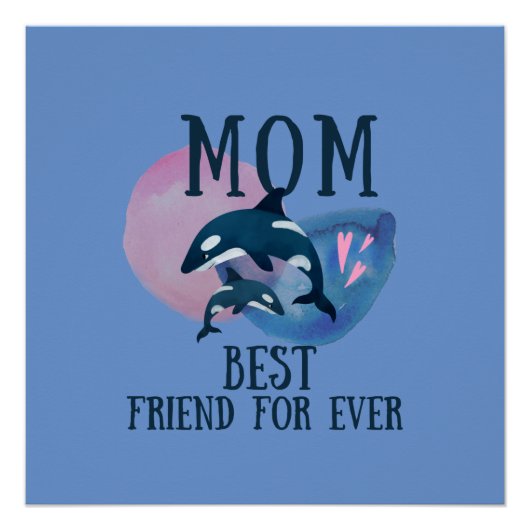 Fijne Moederdag met alle liefde Perfect Poster (Voorkant)