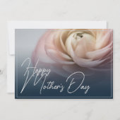 Fijne Moederdag met Grote Roze Roos (Voorkant)