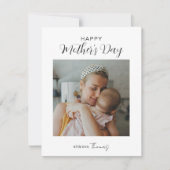Fijne Moederdag Met Liefde Aangepaste Naam Afbeeld Feestdagenkaart (Voorkant)