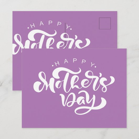 Fijne Moederdag met liefde Briefkaart (Voorkant / Achterkant)