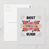 Fijne Moederdag met liefde Briefkaart (Voorkant / Achterkant)