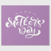 Fijne Moederdag met liefde Cadeaupapier (Vlak)
