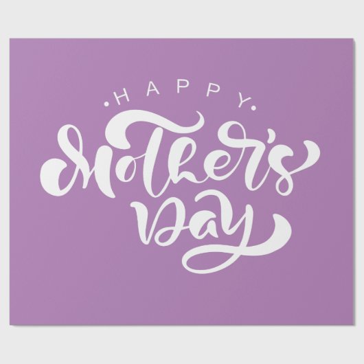 Fijne Moederdag met liefde Cadeaupapier (Vlak)