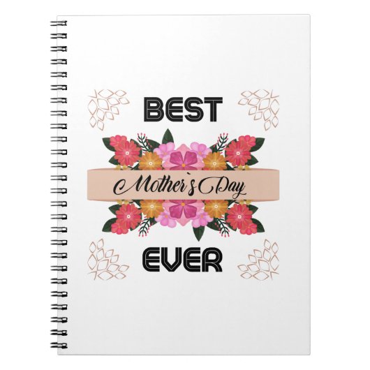 Fijne Moederdag met liefde Notitieboek (Voorkant)