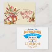 Fijne Moederdag, met liefde Notitiekaartje (Voorkant / Achterkant)