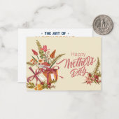 Fijne Moederdag, met liefde Notitiekaartje (Voorkant / Achterkant in situ)