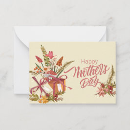 Fijne Moederdag, met liefde Notitiekaartje