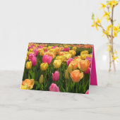 Fijne Moederdag met tulpen! Kaart (Gele Bloem)