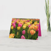 Fijne Moederdag met tulpen! Kaart (Voorkant)