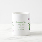 Fijne Moederdag met Waterverf bloemen Koffiemok (Center)