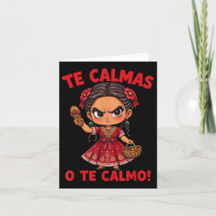 Fijne Moederdag Mexicaans Spaans Moeder Te Calmas  Kaart