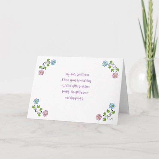 Fijne Moederdag ❤️ Mijn lieve mama Kaart (Voorkant)