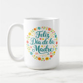 Fijne Moederdag Moederdag Calligrafie |  Koffiemok (Links)