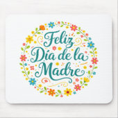 Fijne Moederdag Moederdag Calligrafie | Muismat (Voorkant)