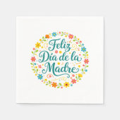 Fijne Moederdag Moederdag Calligrafie | Servet (Voorkant)