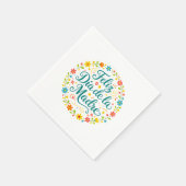 Fijne Moederdag Moederdag Calligrafie | Servet (Hoek)