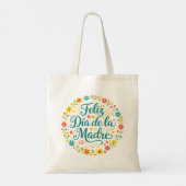 Fijne Moederdag Moederdag Calligrafie | Tote Bag (Achterkant)