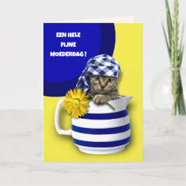 Fijne Moederdag. Moederdag Kaart in het Nederlands