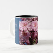 Fijne Moederdag! mokken Roze Bloesem Bloemen (Voorkant links)