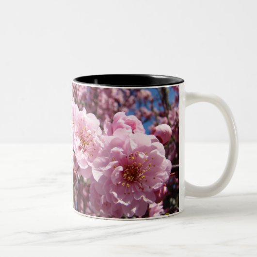 Fijne Moederdag! mokken Roze Bloesem Bloemen (Rechts)
