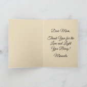 Fijne Moederdag Mooie Vintage Kat Kaart (Binnen)