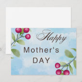 Fijne Moederdag Notitiekaartje (Voorkant / Achterkant)