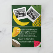 Fijne moederdag oma met fruit kaart (Binnen)