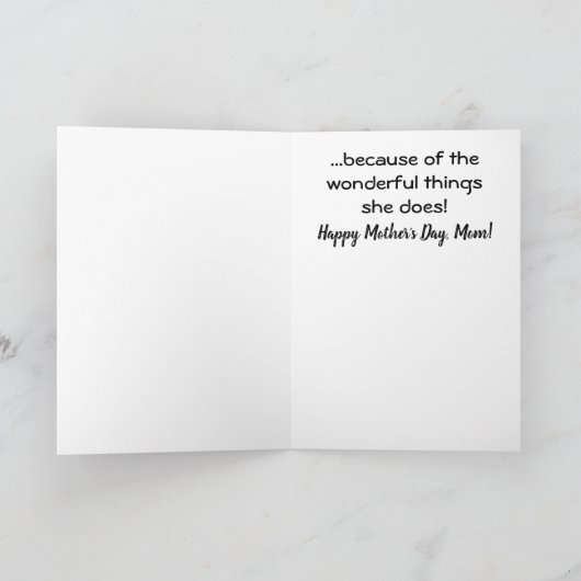 Fijne Moederdag OMDAT Kaart (Binnen)