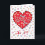 Fijne Moederdag Ontwerp<br><div class="desc">Kleurrijke hartspikkels die naar beneden regenen gemaakt door illustrator ®Edward Eksi.</div>